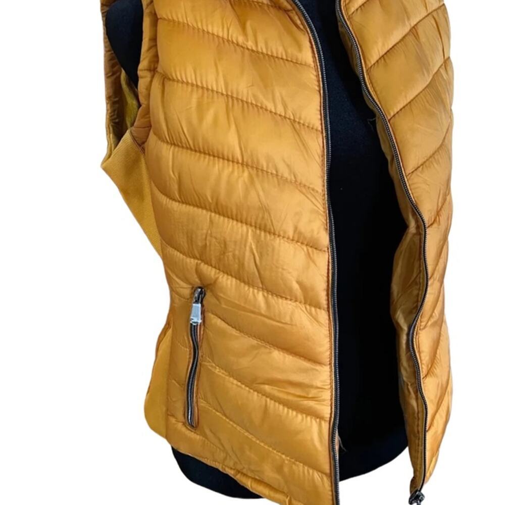 Snobbish M woman’s vest, gold full zip, plush inside